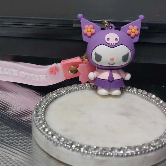 SANRIO Hello kitty Friends KUROMI Keychain Keyring Handbag Charm Accessory - Picture 2 of 8